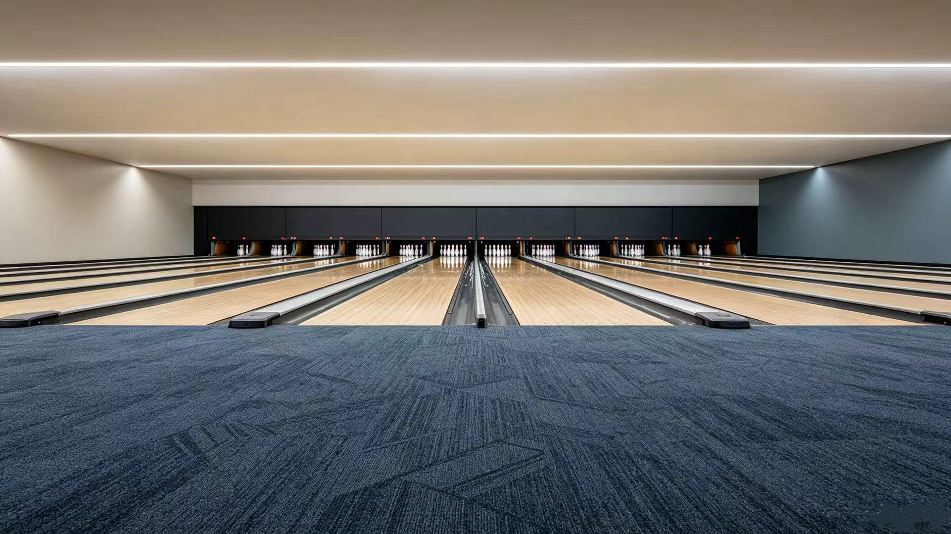 Bowling alley carpet