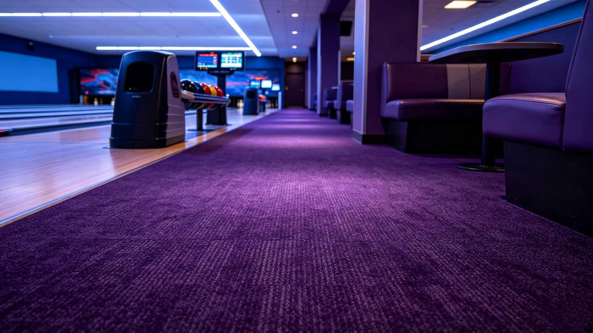 Bowling alley carpet